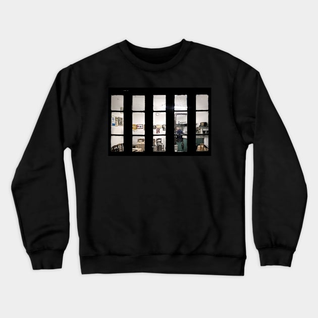 Old coffee shop in Avdou village Crewneck Sweatshirt by Cretense72